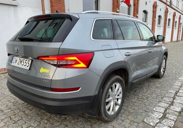 Skoda Kodiaq cena 78500 przebieg: 173000, rok produkcji 2017 z Oława małe 191